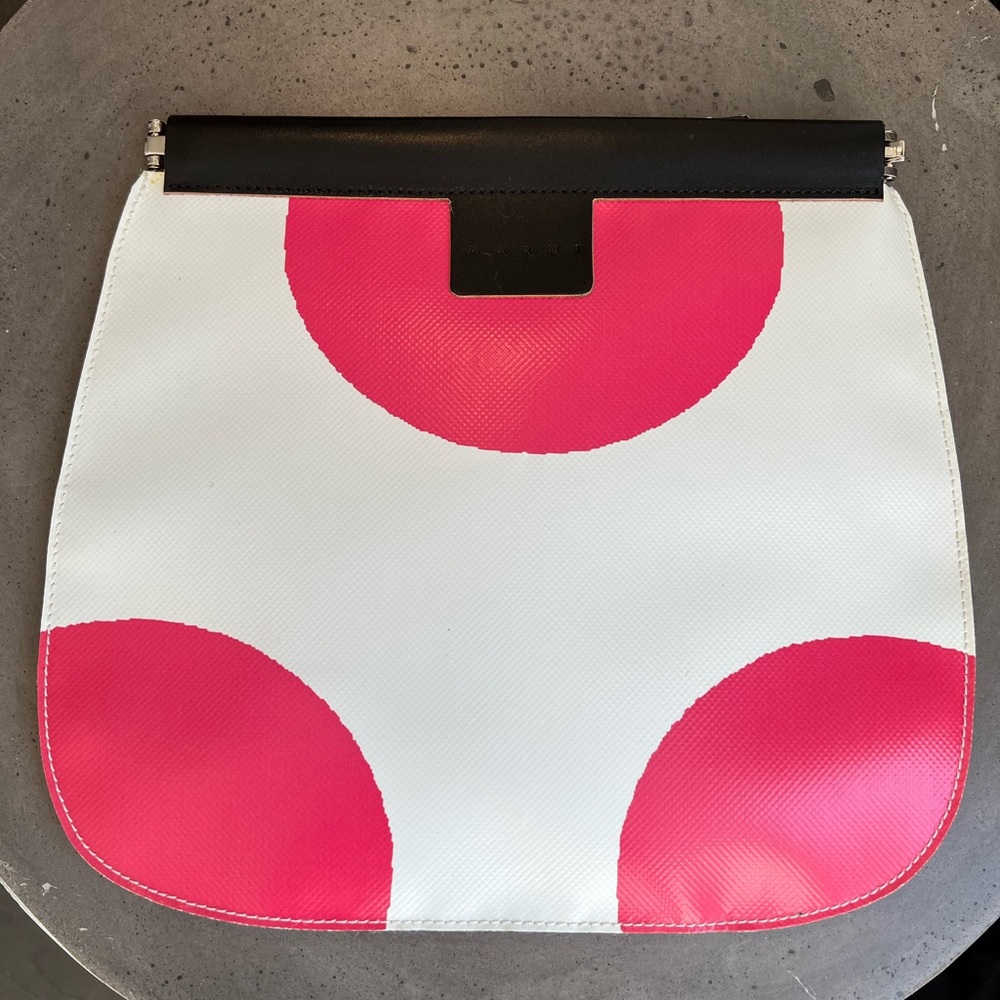 Marni Large Leather Clutch - NWT